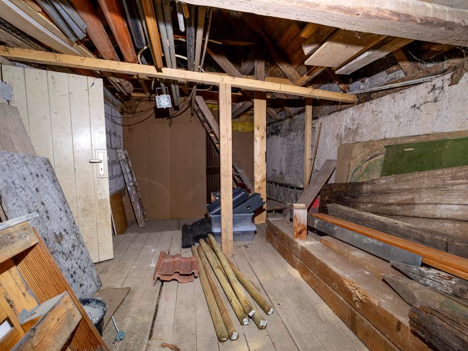 Vorbereitet für Ausbau