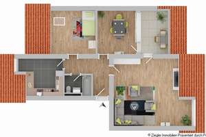 Sonnige Wohnung in MA-Wallstadt in gepfl. Anlage - 33304074 – 68259 Wallstadt, Mannheim – Vorschaubild 12