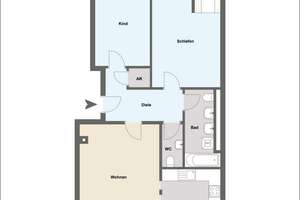 *M19* 3-Zimmer-Wohnung mit Terrasse – Die vollständige Adresse der Immobilie erhältst du vom Anbieter., 63814 Mainaschaff – Vorschaubild 4
