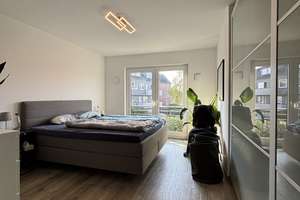 Moderne 2-Zimmer-Wohnung in Bestlage von Düsseldorf-Hamm mit Südbalkon – Fährstraße 182, 40221 Hamm, Düsseldorf – Vorschaubild 2