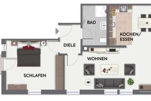 Für Stadtliebhaber – 2½-Zimmer-Wohnung im Altbau-Flair in Stuttgart-Süd – Neugereutstraße 10, 70199 Südheim, Stuttgart – Vorschaubild 6