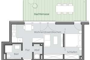 Ideale Kapitalanlage: 1,5-ZW, nahe zu ÖPNV, Einkauf etc. | Große Terrasse | Effizienzhaus 55EE – 63067 Ledermuseum, Offenbach am Main – Vorschaubild 3