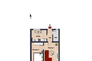 Ideal für Singles // 2.OG Wohnung 3 – Schubertring 12, 38440 Hohenstein, Wolfsburg – Vorschaubild 4