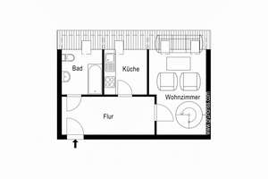 Sanierte Maisonette-Wohnung wartet auf Ihren Einzug! – Blücherstr. 31, 4159 Möckern, Leipzig – Vorschaubild 2