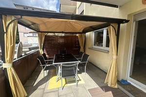 Terrasse und Stellplatz: 2-Zimmer-Wohnung in Pforzheimer Innenstadt – Badstraße 7A, 75172 Weststadt, Pforzheim – Vorschaubild 6
