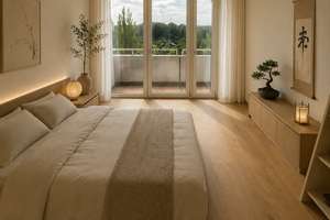 Zuhause mit 2 Zimmern und Balkon in Bogenhausen