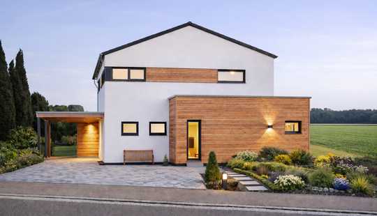 Bild von Wohnen auf höchstem Niveau – Traumhaus am Feldrand mit Südgarten