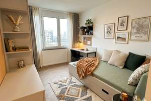 Zentral & Vollmöbliert - Studio Apartment mit Balkon! – Krautstraße 30, 10243 Friedrichshain, Berlin – Vorschaubild 1