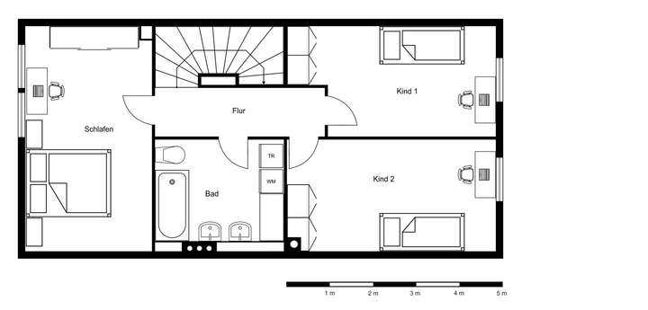 Grundriss Obergeschoss