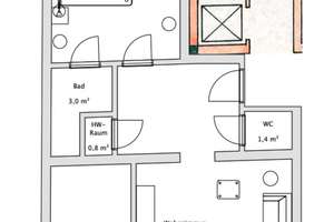 2-Zimmerwohnung mit Balkon und EBK in Mannheim – Die vollständige Adresse der Immobilie erhältst du vom Anbieter., 68159 Innenstadt/Jungbusch, Mannheim – Vorschaubild 18