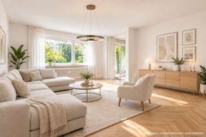 Großzügige 5-Zimmer-Wohnung mit viel Potenzial, großem Balkon mit Blick ins Grüne und Garage – 70599 Steckfeld, Stuttgart – Vorschaubild 6