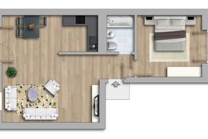 Schnell sein! Helle 2-Zimmer-Wohnung mit zwei Balkonen! – Bei den Spritzen 12, 38820 Halberstadt – Vorschaubild 11