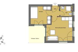 Moderne 2-Zimmer-Wohnung mit Balkon in Mainz – Langgasse 27, 55130 Weisenau, Mainz – Vorschaubild 13