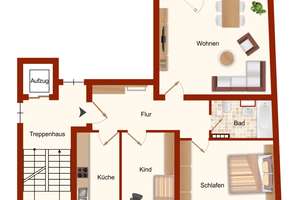 Neustadt - Hohentor | 3 - Zimmerwohnung mit Loggia, Garage und Fahrstuhl – Hohentorsheerstraße 142, 28199 Hohentor, Bremen – Vorschaubild 23