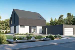 Modernes Neubau-EFH mit Gästehaus und großem Grundstück in Leipzig-Seehausen