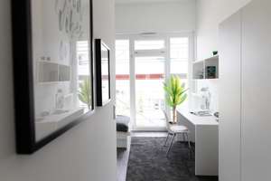 Zentral und modern:  Möbliertes Apartment mit großzügigem Balkon in Düsseldorf Rath – 40472 Rath, Düsseldorf – Vorschaubild 6