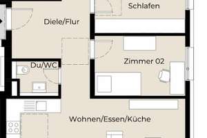 Moderne Wohnung mit vier Zimmern und Balkon – Die vollständige Adresse der Immobilie erhältst du vom Anbieter., 70599 Plieningen (Ortsteil), Stuttgart – Vorschaubild 2