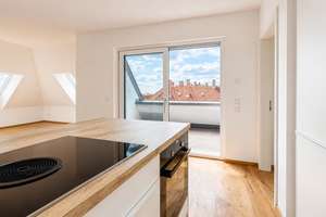 Dachgeschoss-Maisonette ** Neubau am Park ** Süd-Terrasse ** Einbauküche ** Lift – Beuchaer Straße 17, 4318 Anger-Crottendorf, Leipzig – Vorschaubild 3
