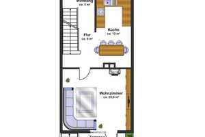 Sonniges, grosszügiges Reihenmittelhaus ca. 160 m², Terrasse, zwei Balkone, Gärten – Roth (Kreis) – Vorschaubild 42