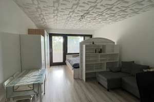 Schick möbliertes 1-Zimmer-Apartment mit separater Küche & Balkon – Kaiserallee 13b, 76133 Weststadt, Karlsruhe – Vorschaubild 1