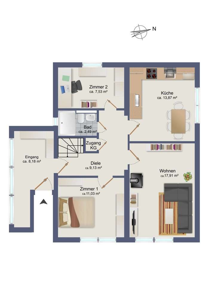 Grundriss Erdgeschoss