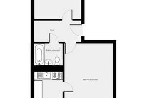2-Zimmer-Wohnung im 5. Obergeschoss zu vermieten – Andromedaweg 4, 4205 Grünau-Nord, Leipzig – Vorschaubild 13