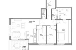 Sonnige 4,5-Zimmer-Neubauwohnung, Erstbezug mit Südwest-Balkon, Wellnessbad und idyllischer Ruhe – 70192 Killesberg, Stuttgart – Vorschaubild 13