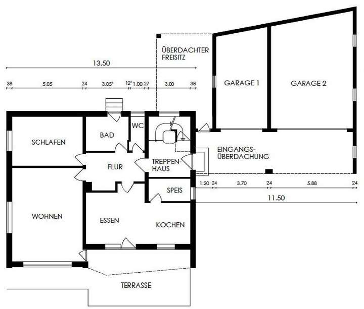 Grundriss Erdgeschoss