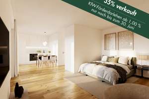 1-Zimmer Neubauwohnung in Düsseldorf mit Balkon als lukrative Kapitalanlage oder zum Selbstnutz