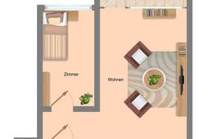 Helle 2-Zimmer-Wohnung mit Balkon und Garage in Münster-Gievenbeck – Die vollständige Adresse der Immobilie erhältst du vom Anbieter., 48161 Gievenbeck, Münster – Vorschaubild 12