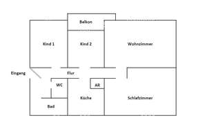 4-Zimmer-Wohnung im 1. OG in Hannover-Groß-Buchholz – Hamsunstraße 16b, 30659 Groß-Buchholz, Hannover – Vorschaubild 2