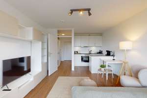 1-Zimmer-Apartment in Schwabing, mit Panoramablick (frisch renoviert) – Leopoldstr. 206, 80804 Neufreimann, München – Vorschaubild 7