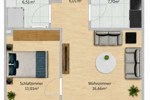 Moderne 2-Zi.-Wohnung mit großem Südbalkon, Aufzug, TG-Stellplatz & Gartenblick, provisionsfrei  – Die vollständige Adresse der Immobilie erhältst du vom Anbieter., 33607 Mitte, Bielefeld – Vorschaubild 21