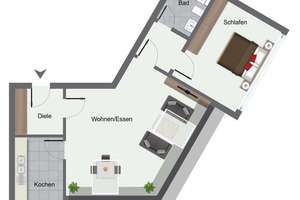 Hell wohnen nahe Phoenix See – 44263 Hörde (Ortsteil), Dortmund – Vorschaubild 6