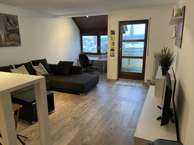 1-Zi-Apartment, Möbliert, Pf-Rod, Balkon