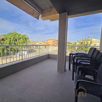 Wohnung am Strand mit privatem Pool in Punta Calera, Los Narejos