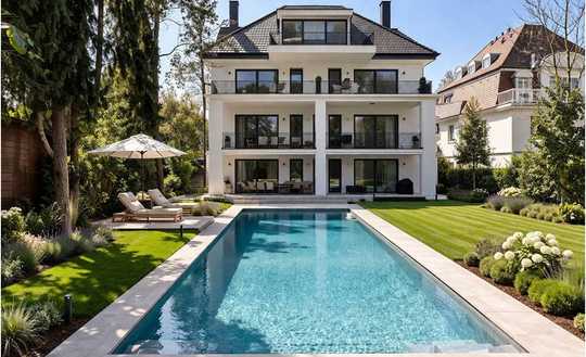 Villa Bassermann: Stilvolle Penthouse-Wohnung mit Parkblick