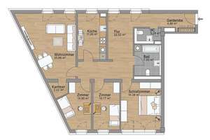 Freistehende und attraktive Neubauwohnung – Die vollständige Adresse der Immobilie erhältst du vom Anbieter., 4315 Neustadt-Neuschönefeld, Leipzig – Vorschaubild 10
