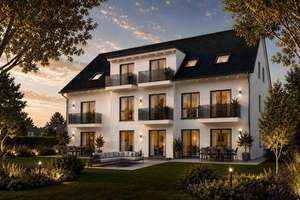 2-Zimmer Neubau Dachgeschosswohnung mit Balkon in ruhiger Lage