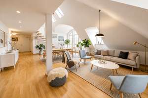 Exklusive Dachgeschoss-Mais.-Wohnung mit Galerie in ruhiger Lage von München Ludwigsvorstadt – Die vollständige Adresse der Immobilie erhältst du vom Anbieter., 80337 Am alten südlichen Friedhof, München – Vorschaubild 4
