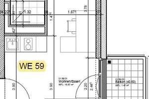 Helle 1-Zimmer-Wohnung mit Balkon in guter Lage ! – Lütticherstraße 28a, 52064 St. Jakob, Aachen – Vorschaubild 17