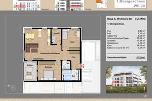 Letzter Bauabschnitt! 3-Zimmer-Wohnung mit Balkon und TG-Platz / Neubau - Erstbezug – Kornblumenstr. 11, 38108 Wabe-Schunter-Beberbach, Braunschweig – Vorschaubild 3