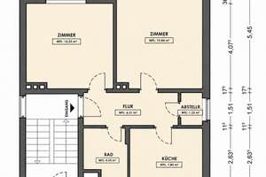 2 Zimmer Wohnung in Hannover-Ricklingen Hochschulnähe – Pfarrstraße 34, 30459 Ricklingen (Ortsteil), Hannover – Vorschaubild 8