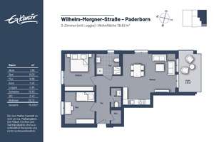 NEUBAU - 3-Zimmer Eigentumswohnung – Die vollständige Adresse der Immobilie erhältst du vom Anbieter., 33100 Kernstadt, Paderborn – Vorschaubild 2
