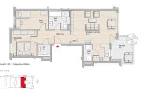 SONNTAGSBESICHTIGUNG 3 Zimmerwohnung 1.OG mit Balkon – Massenheimer Landstraße 14a, 65239 Hochheim am Main – Vorschaubild 7