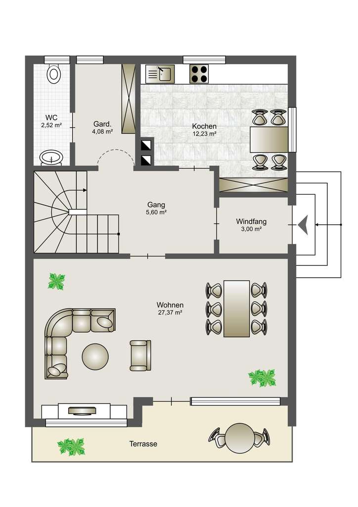 Immobilie in Odelzhausen - Vermietete DHH in Odelzhausen - Bild 1
