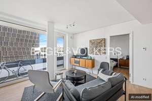 Eine Bühne für Skyline und Europagarten: Zwei-Zimmer-Wohnung im Praedium – 60486 Gallus, Frankfurt am Main – Vorschaubild 4