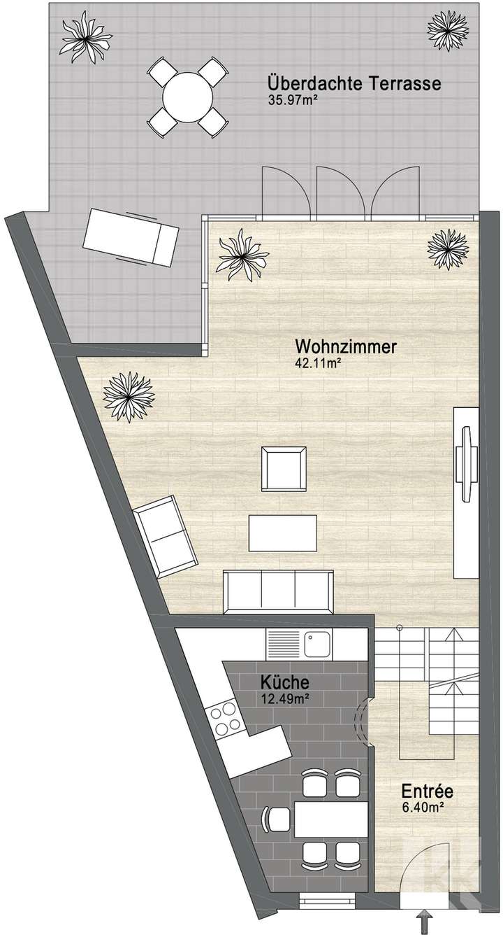 Grundriss Erdgeschoss