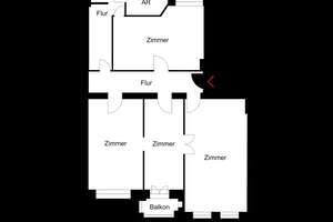 Großzügige 4-Zimmer-Altbauwohnung mit Gestaltungspotenzial, Südbalkon und Uferblick – Die vollständige Adresse der Immobilie erhältst du vom Anbieter., 10999 Kreuzberg, Berlin – Vorschaubild 14