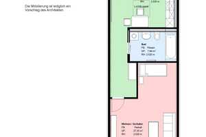 *Trudering* Zimmer mit offener Küche * EBK * Bad mit Wanne * Balkon * Parkett * – Wasserburger Landstr. 8, 81825 München – Vorschaubild 1